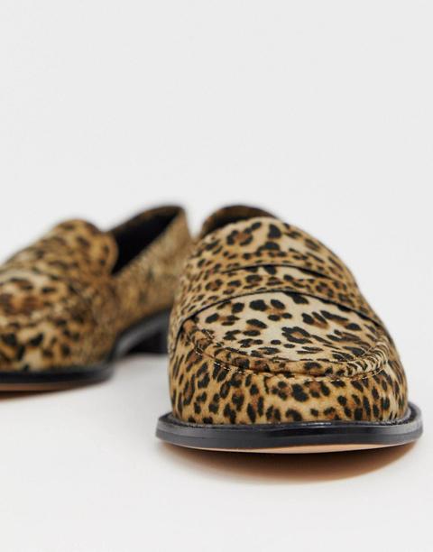 asos design mantra loafer flat shoes