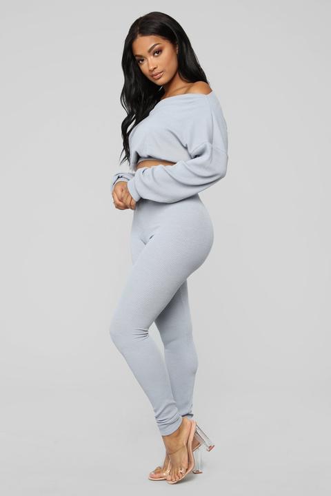 Soft Feelings Sweater Pant Set - Dusty 