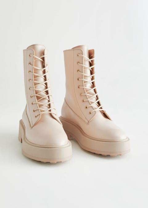 and other stories beige boots