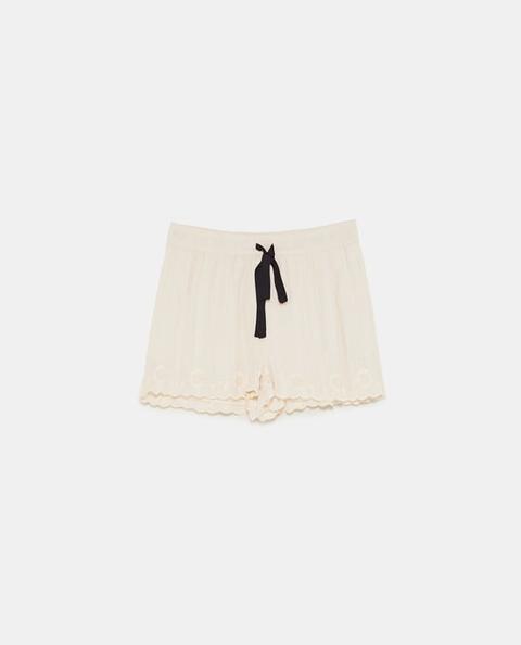 Short Bordado Lazada