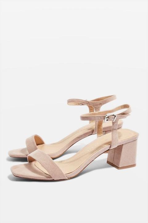 Womens **wide Fit Dallas Sandals - Nude, Nude