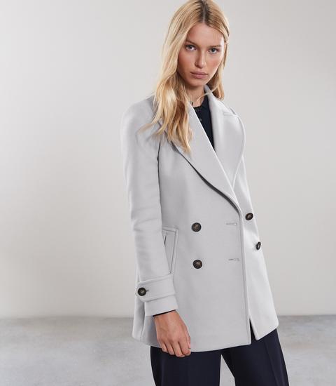 reiss peacoat womens