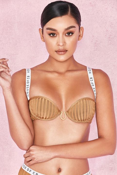 Tan Bandage U Wire Bra - Sale