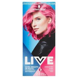 Live Ultrabrights Semi-permanent Pink Hair Dye Shocking Pink