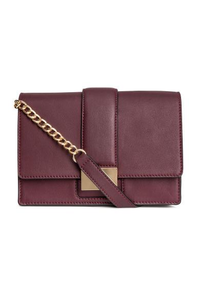H & M - Sac Bandoulière En Cuir - Rouge