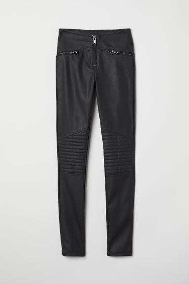 H & M - Biker Leggings - Black