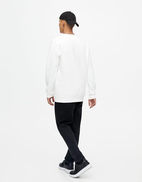Sweatshirt Mit Längsstreifen