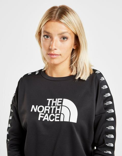 womens black north face sweatshirt