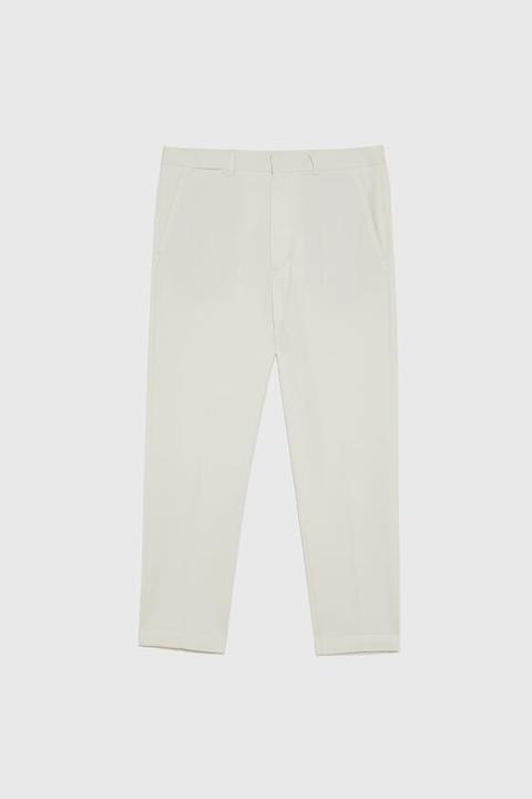 Pantaloni Struttura Twill