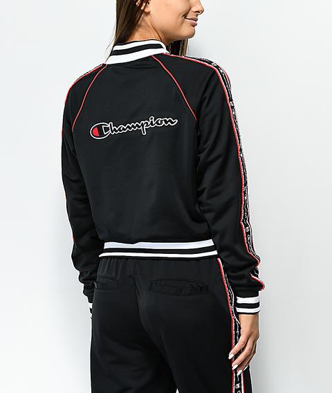 black champion track jacket