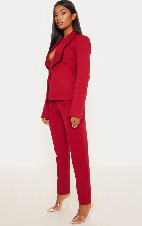 Red Suit Trousers