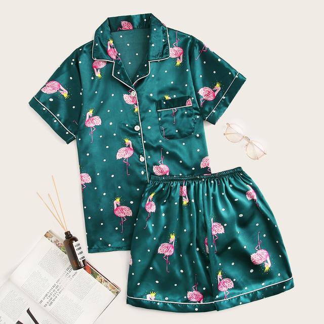 shein flamingo dress