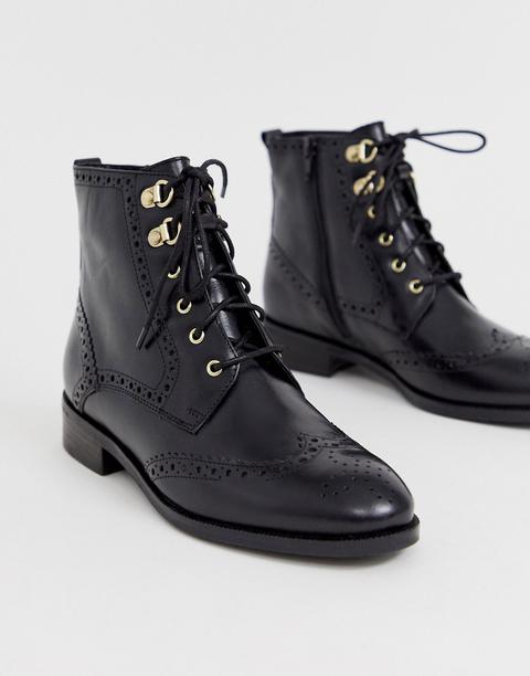 dune black lace up boots