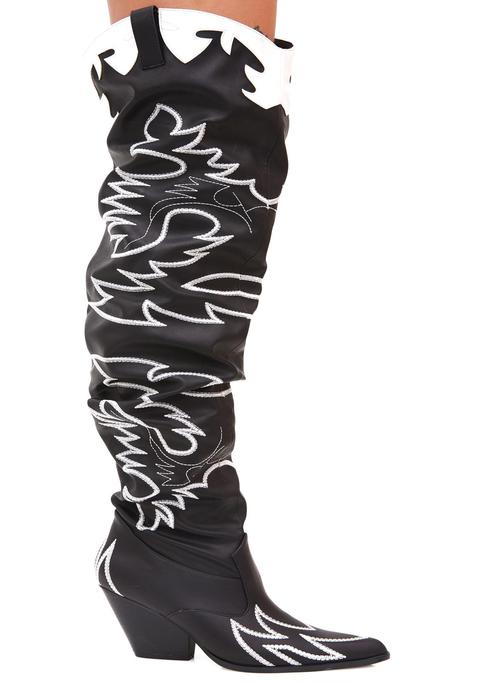 atomic love bandit cowgirl boots