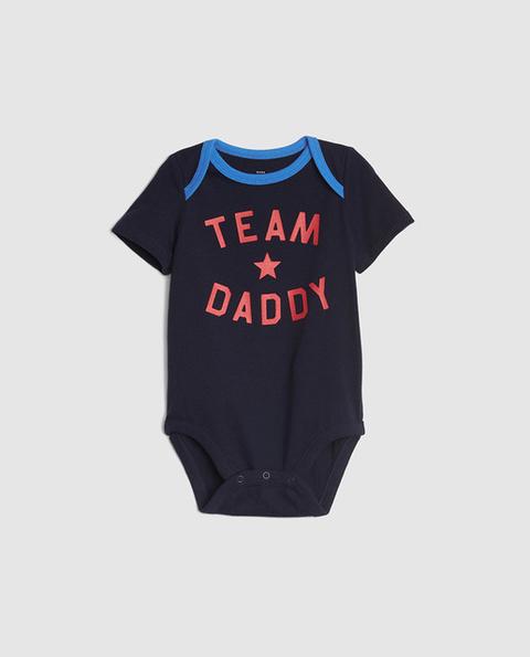 Absolutamente Hito Supresión Gap - Body De Bebé Niño En Azul Marino ''team Daddy'' de El Corte Ingles en  21 Buttons