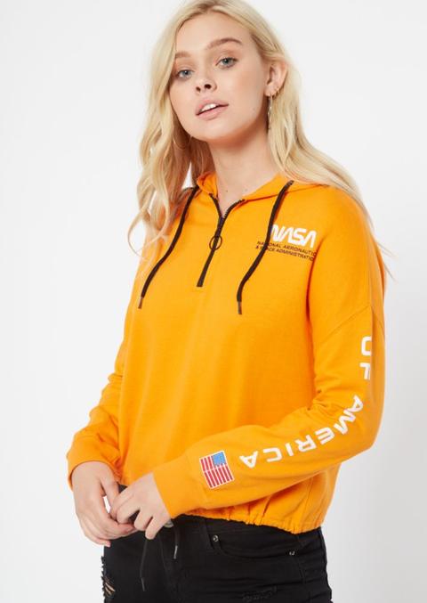 orange nasa hoodie
