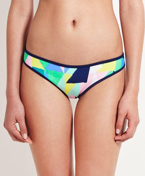 Braguita Bikini Brasileña Bloques De Colores - Oysho