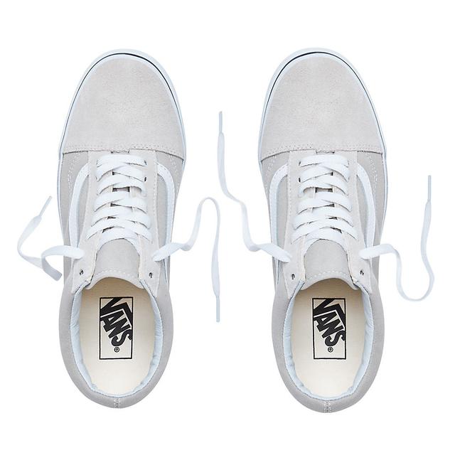 vans old skool silver lining true white