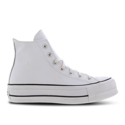 Converse Chuck Taylor All Star Platform High Leather - Femme ... Converse Chuck Taylor All Star Platform High Leather - Femme ...