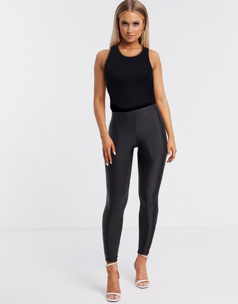 Fashionkilla Disco Legging In Black