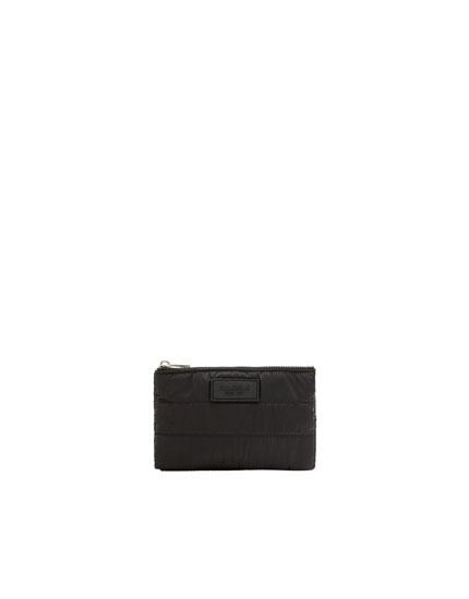 Monedero Acolchado Negro