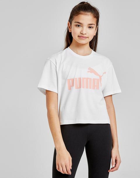Puma Girls' Core Crop T-shirt Junior 