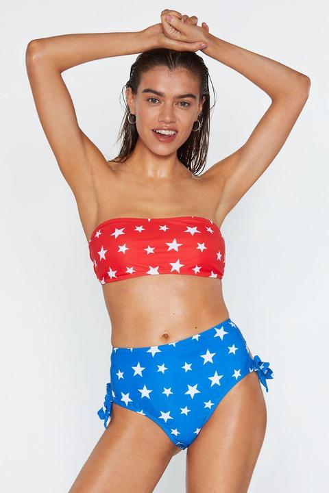 Seeing Stars Strapless Bikini Top