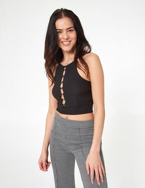 Crop Top Avec Anneaux