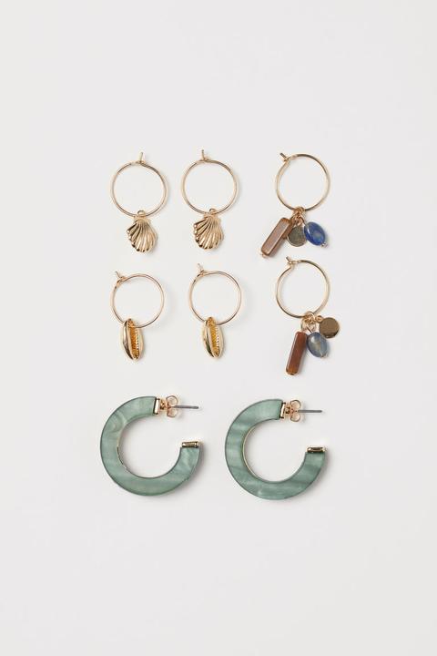 H & M - Orecchini, 4 Paia - Oro