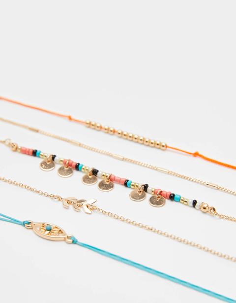 Lot Bracelets Perles Fantaisie
