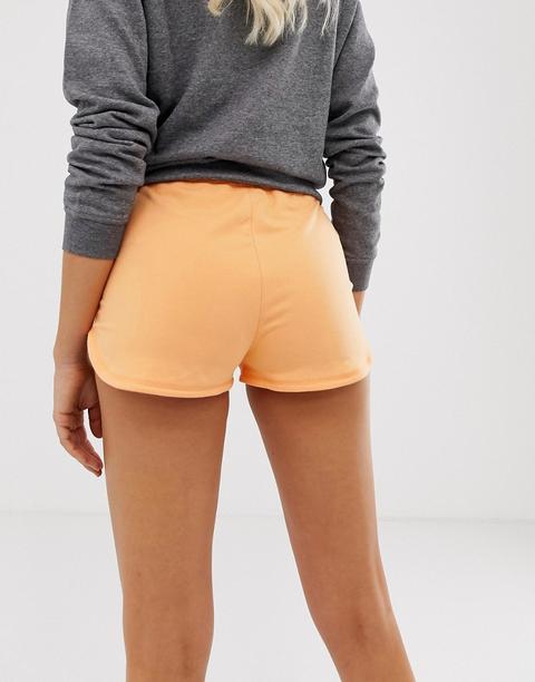 high waisted runner shorts