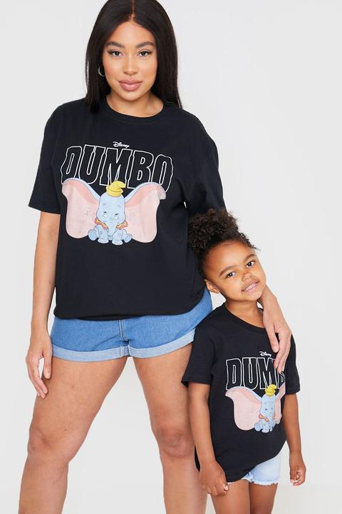 Black Shirts - Jac Jossa Kids Black Disney Dumbo T Shirt