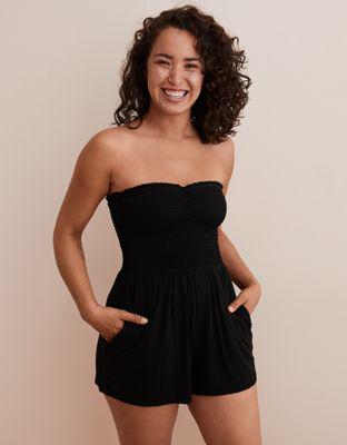 Aerie Smocked Tube Romper from Aerie on 21 Buttons
