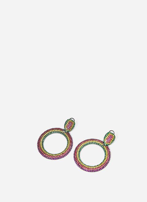 Pendientes Pedrería Multicolor