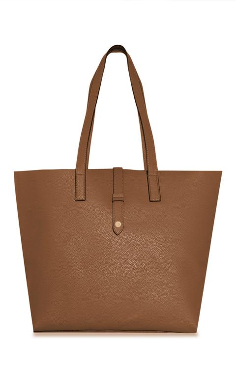 Tan Shopper Tote