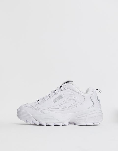 fila disruptor tutte bianche