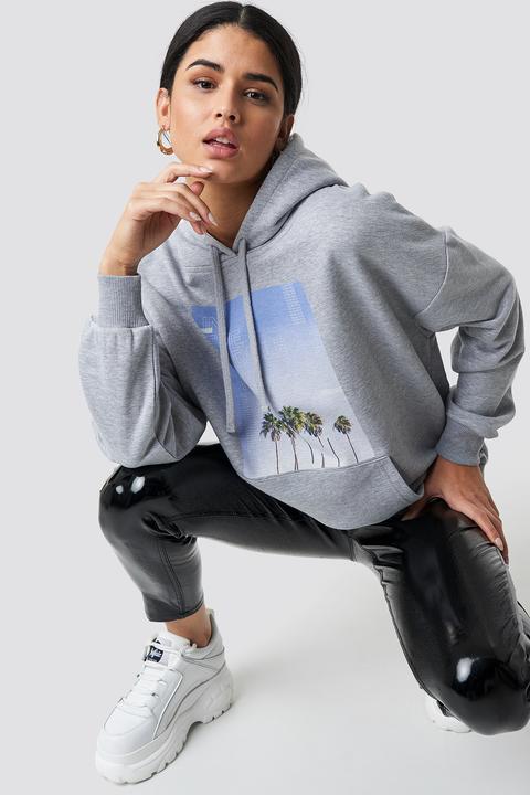 Na-kd Nowhere Unisex Hoodie - Grey
