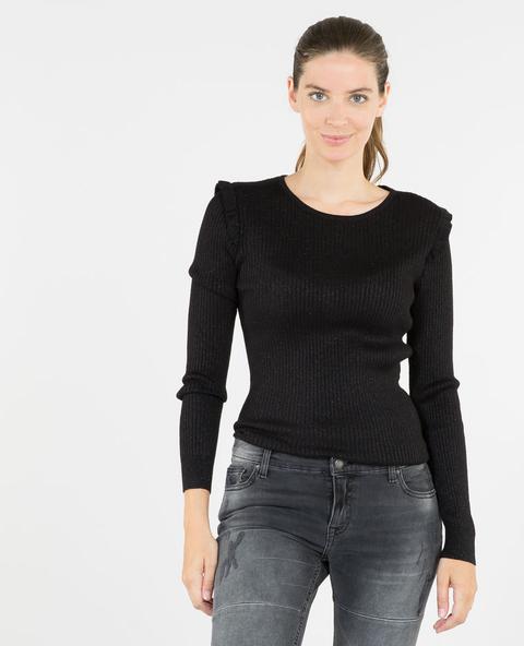 Pull Volant Sulle Spalle