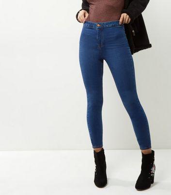 Blue High Waist Super Skinny Hallie Jeans