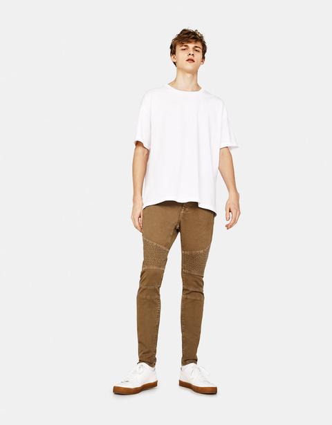 Pantalón Skinny Fit Biker