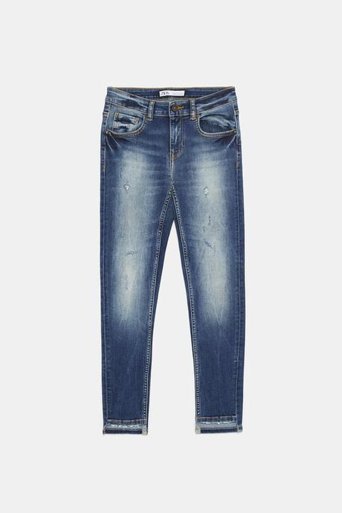 Jeans Z1975 Skinny Con Orlo Asimmetrico