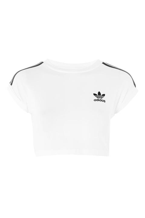 Three Stripe Crop Top By Adidas Originals