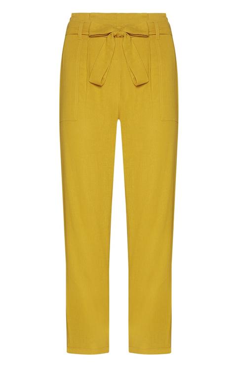 Yellow Belted Trouser