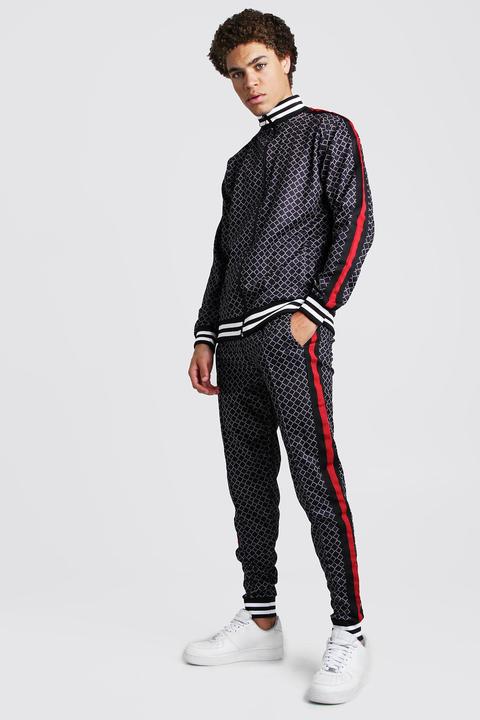printed tracksuit mens