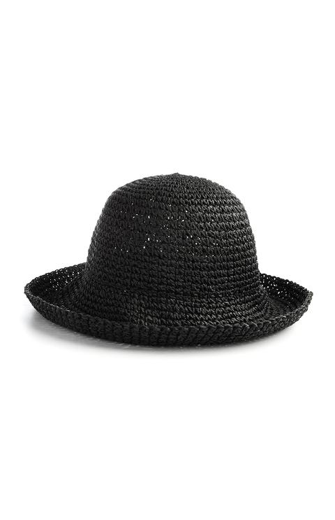 Sombrero De Paja Negro