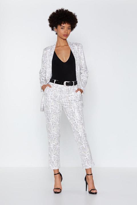 Snake Pu Trousers