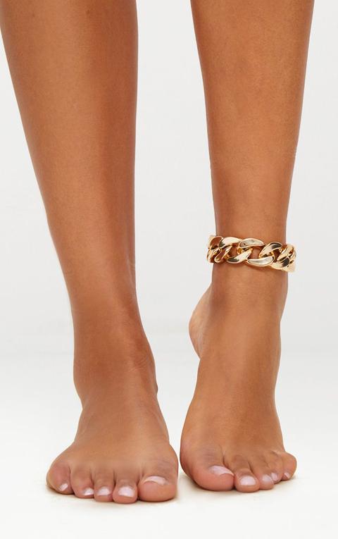 Gold Chunky Chain Anklet