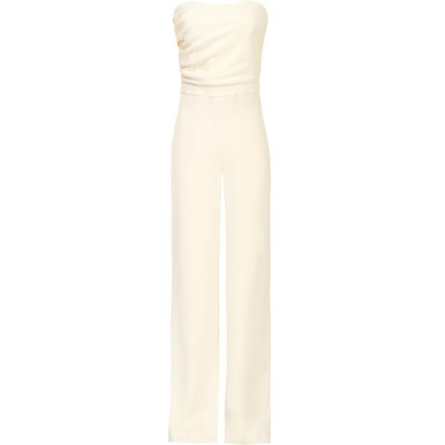 reiss vianne bandeau jumpsuit ivory