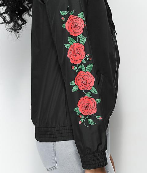 Rose on sale windbreaker zumiez