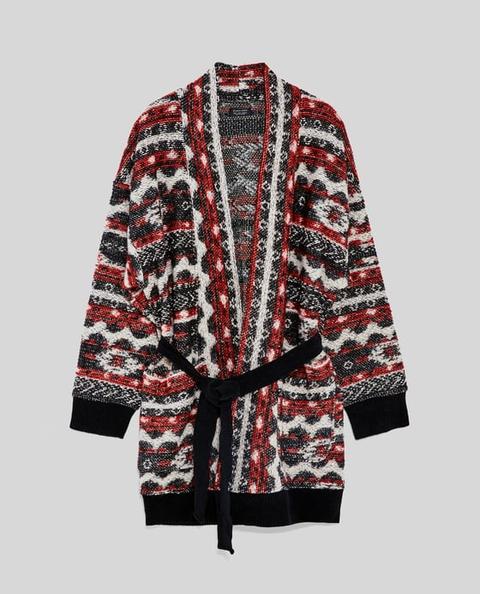 Chaqueta Punto Jacquard